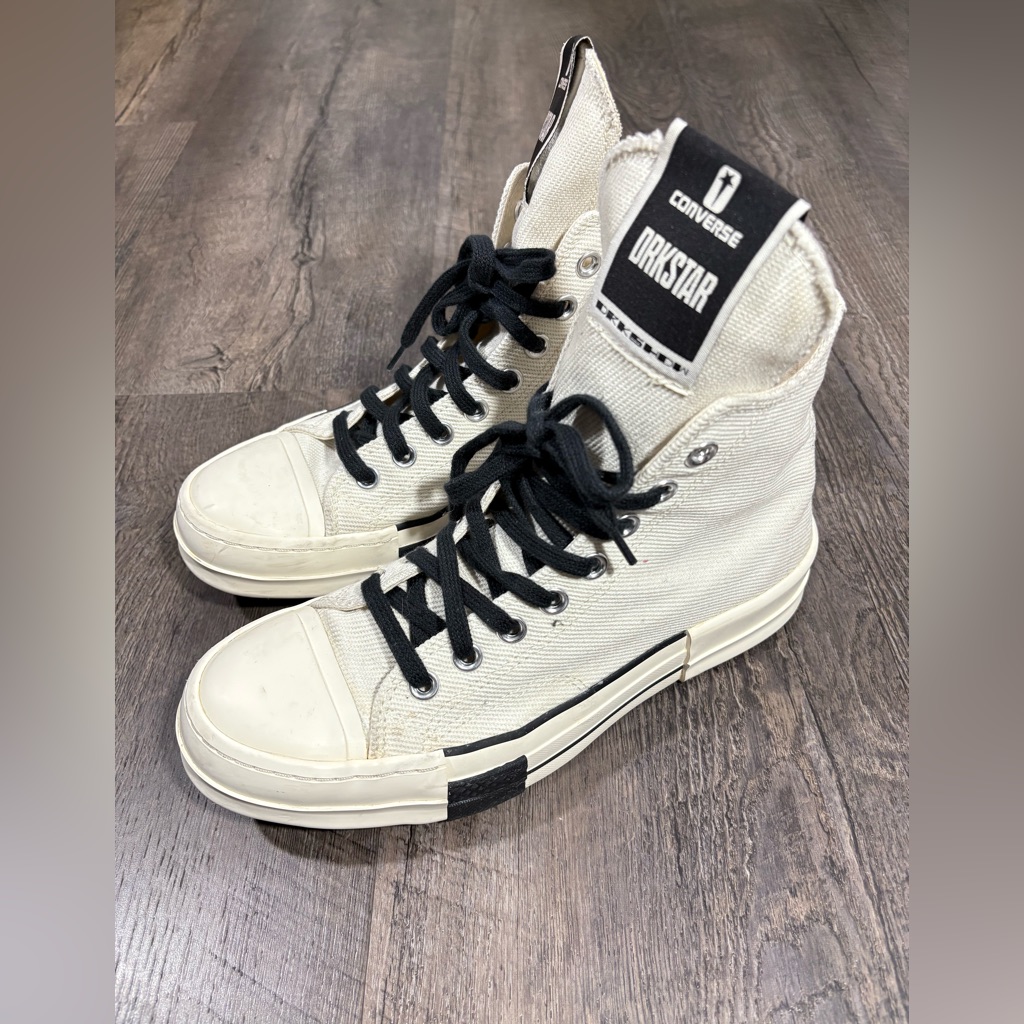 Converse X Rick Owens Drkshdw Drkstar Chuck 70 High Sneakers